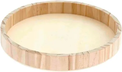 Produktbild von Rundes Holztablett mit 20 cm Durchmesser