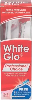 Produktbild von White Glo Professional Choice Extra Strength Whitening Toothpaste