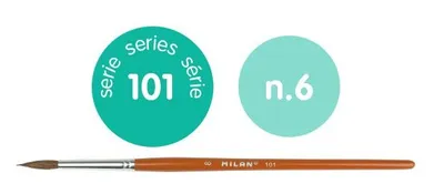 Obrázek produktu pro Štetec kulatý Milan 101/6