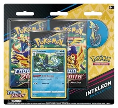Produktbild von Pokemon Crown Zenith: Inteleon Pin Collection 3-Pack Blister