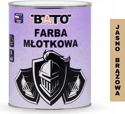 Zdjęcie produktu dla Farba Młotkowa Bato Brąz Jasny 0,8L
