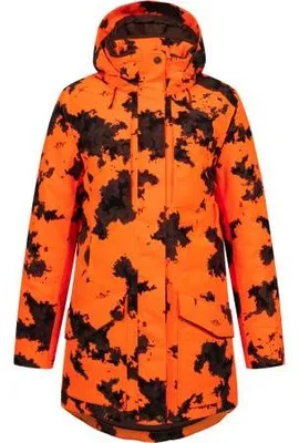 Produktbild von Janina Daunen WP Jacke Damen (Blaze Orange Camo) Größe 38