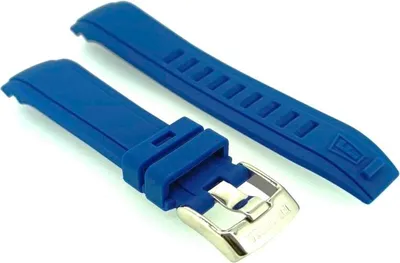 Produktbild von Festina Uhrenarmband Kautschuk blau F20642 Schließe silberfarben