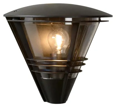 Produktbild von Lucide Außenleuchte 11812/01/30 Schwarz, L 26,8 cm B 16,3 cm H 25 cm, Dimmbar IP44