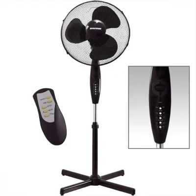 Produktbild von Syntrox Digitaler Standventilator mit Fernbedienung und Oszillation Schwarz