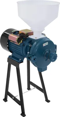 Produktbild von Elektrische Getreidemühle, 2200W Leistung, hohe Mahl-Effizienz, Blau