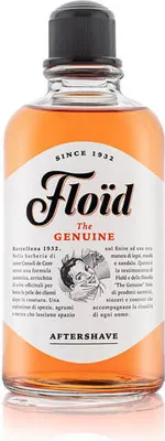 A bottle of Floid Genuine After Shave.