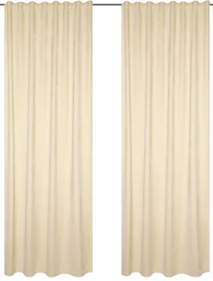 Produktbild von HOME WOHNIDEEN Wolly 2Er Set 295 x 135 cm 2x Thermoschal inkl. 1x Bügelband Creme