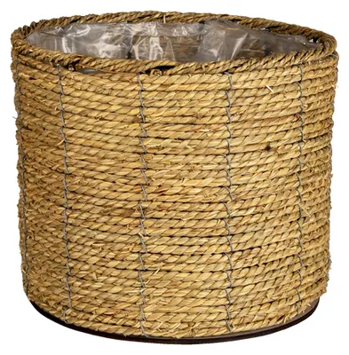 Immagine prodotto di Vaso da fiori Clayre & Eef Ø 30x23 cm Marrone Seagrass