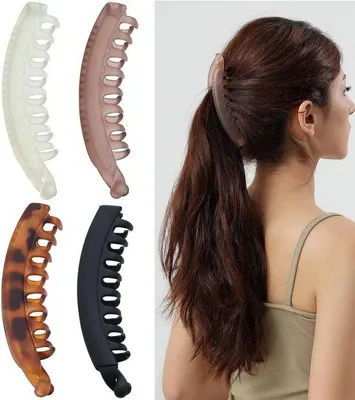 Produktbild von 6 Stück Vintage Haarclip für Frauen, füllbar, fett, dickes Haar