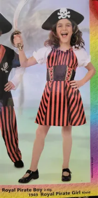 Produktbild von Faschingskostüm Royal Pirate Girl Kleid