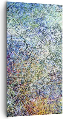 Produktbild von Bild auf Leinwand - Leinwandbild - Abstraktion modern - 65x120cm - Wand Bild - Wanddeko - Leinwanddruck - Bilder - Kunstdruck - Wanddekoration - Leinwand bilder - Wandkunst - PA65x120-3668