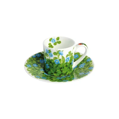 Produktbild von Taitù Prati Italiani - Espressotasse m/U, Blume blau