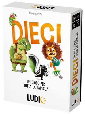 Immagine prodotto di Ludic Zehn: Un gioco per tutta la famiglia. Codice: IT27613. Gioco da tavolo per famiglie