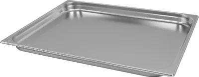 Zdjęcie produktu dla Pojemnik GN na posiłki, gastronomiczny 2/1 Mega-M ze stali nierdzewnej 650x530x40mm