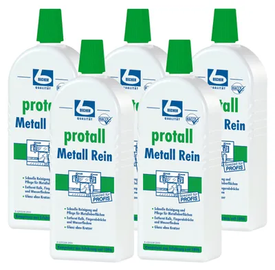 Produktbild von 5x Dr. Becher protall Metall Rein Metallreiniger – 500 ml - B00K5RBI54 | Flasche (500 ml)