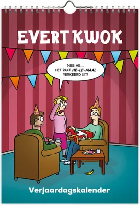 Immagine prodotto di Calendario di compleanno A4 di Massamarkt Evert Kwok