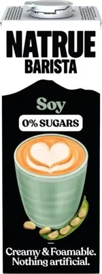 Produktbild von Natrue Barista | Sojadrink 0% Zucker - 1l - Pflanzliche Milchalternative - Vegan - Sojabohnen