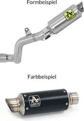 Produktbild von ARROW Racing-Auspuff DARK GP2 für Honda CBR1000RR 2014- aus Edelstahl