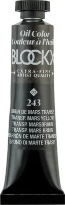 Produktbild von Blockx 3x Ölfarbe, Tube 20ml Marsbraun transparent| 212243BXC