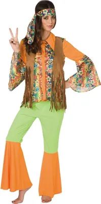 Produktbild von Kostüm Hippie Groovy Dame Größe: 40-42