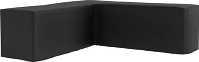 Image de Outsunny Housse de Protection Étanche Housse Salon de Jardin d'angle 420D Oxford Tissu Bâche Extérieur Imperméable anti-UV 250L x 250l x 79H cm, Noir