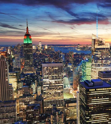Produktbild von Fototapete - NY Skysrapers 225x250cm - Vliestapete