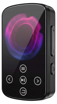 Immagine prodotto di Avizar, lettore MP4 con Bluetooth 5.4, schermo touchscreen da 1,54 pollici, clip sportiva e radio FM, colore nero