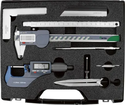 Produktbild von Messzeug-Satz 7-teilig digital FORTIS
