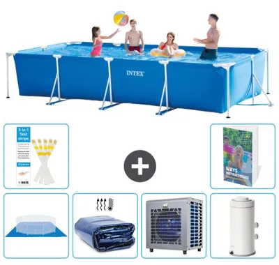 Produktbild von Rechteckiger Frame Pool - 450x220x84 cm - 7-teilig S104