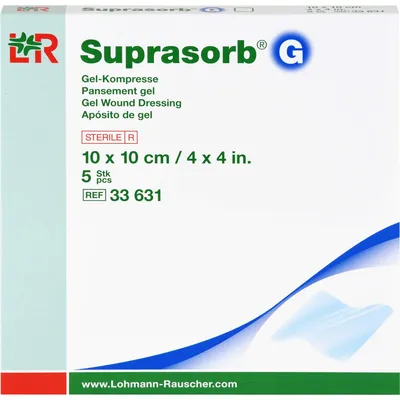 Produktbild von Suprasorb G Gelkompresse 10x10 cm 5 St