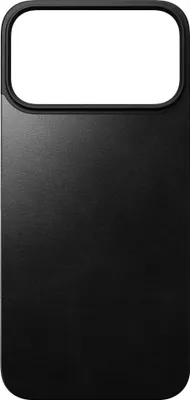 Image de Nomad Horween cuir back iPhone 17 Pro Max – Cuir Horween des États-Unis – Fixation par MagSafe magnétique – Compatibilité avec le chargement MagSafe & Qi2 - Noir