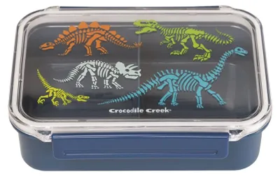 Produktbild von Crocodile Creek Brotdose Bento Dinosaurier Lunchbox Blau 709ml