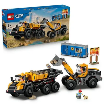 Image de LEGO City 60494 Le Camion-Benne et la Chargeuse Frontale - Jeu pour Garçon ou Fille 8 ans