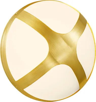 Produktbild von Nordlux Wandleuchte Außenleuchte Cross Messing Ø20,5cm IP54 max. 15W E14 ohne Leuchtmittel
