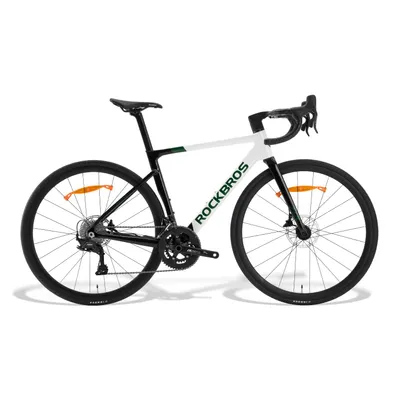 Produktbild von ROCKBROS FLR-W3 Rennrad 28 Zoll mit 2*10 Gang Aluminium Leichtes mit Hydraulische Scheibenbremsen 700C Fahrrad Damen und Herren Grün-weiß-EU Gr. S