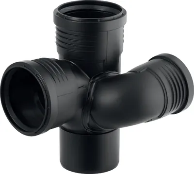 Produktbild von Geberit 390464141 Silent-PP Schachtbogenabzweig 87,5Gr