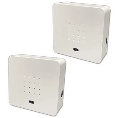 Produktbild von 2er Set Soundbox Vogelgezwitscher Vogelgeräusche Naturgeräusche Vogelzwitscher Vogelgesang Box mit Bewegungsmelder Vogel Gesang Weiß