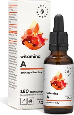 Productafbeelding van Aura Herbals vitamine a in druppels 30 ml BI2612