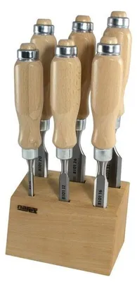 Obrázok produktu pre Sada plochých dlát, WOOD LINE PROFI, 6-12-16-20-26-32