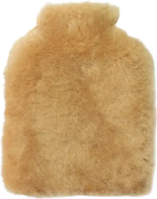 Produktbild von Sheep Dreams Wärmflasche Cognac 2L – Edles Lammfell, warme Eleganz & Sicherheit