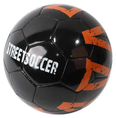Produktbild von Fußball aus PVC, Streetsoccer, Größe 5, schwarz