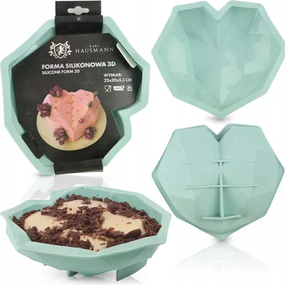 Image de Karl Hausmann Moule Silicone Cœur 5.5 x 22 x 20 cm Dessert 3D
