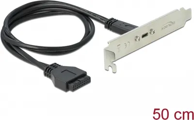 Obrázok produktu pre DELOCK USB 3.1 Gen 1 Slotblech mit 1 x USB Type-C Port