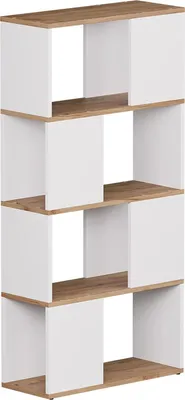 Produktbild von Raumteiler Vicco Eneos Weiß/Goldkraft Eiche 60 x 124.5 cm, Model 55623