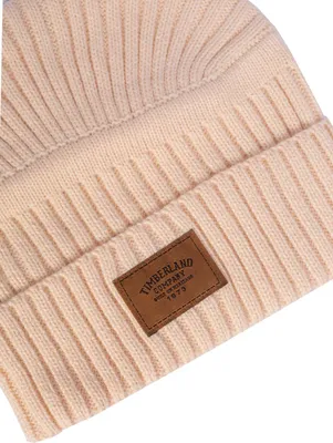 Image de TIMBERLAND - Men's ribbed beanie with logo patch  - Size One size