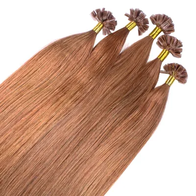 Zdjęcie produktu dla Przedłużanie włosów Premium z prawdziwych włosów #8/03 jasny blond naturalny złoty 0,8 g