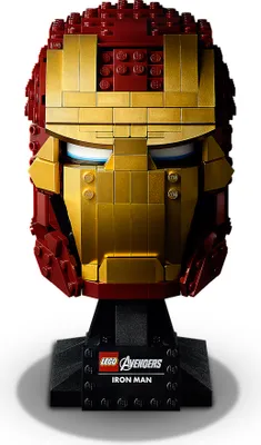 Produktbild von LEGO 76165 Super Heroes Marvel Iron Mans Helm, Bauset, Sammlerobjekt für Erwachsene, Geschenkidee