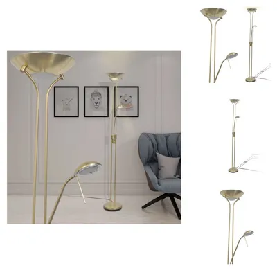 Immagine prodotto di vidaXL Lampada da terra LED dimmerabile 23 W - Lampade