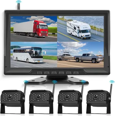 Produktbild von Kabellose Rückfahrkamera - Parkkamera - Rückfahrkamera - Totwinkelkamera - Überwachungskamera